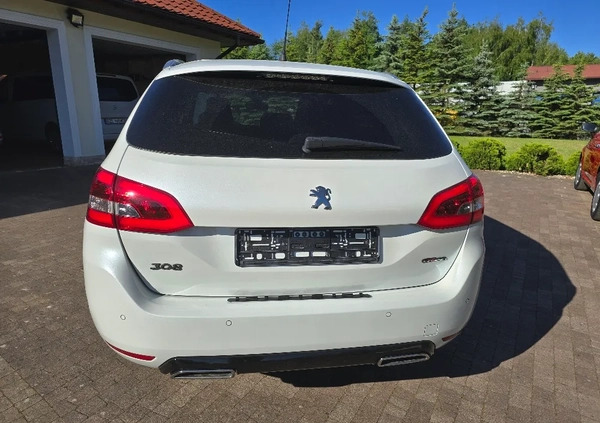 Peugeot 308 cena 48900 przebieg: 144000, rok produkcji 2019 z Rzeszów małe 407